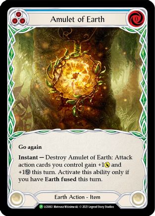 Amulet of Earth (LGS063) Cold Foil - FaB Promos