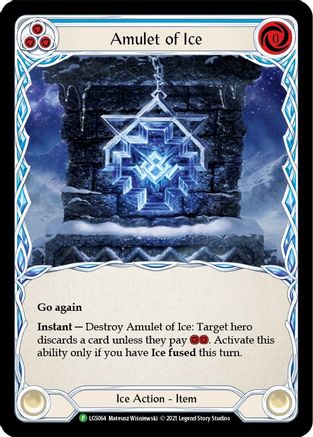 Amulet of Ice (LGS064) Cold Foil - FaB Promos