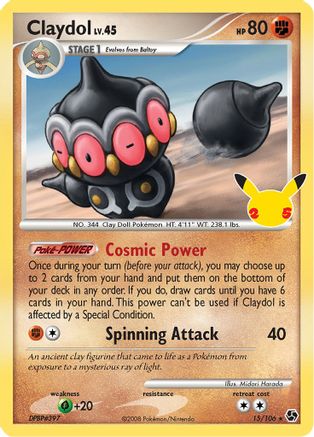 Claydol (15) Holofoil - Celebrations Classic Collection