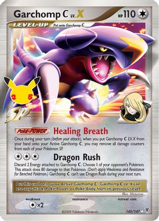 Garchomp C LV.X (145) Holofoil - Celebrations Classic Collection