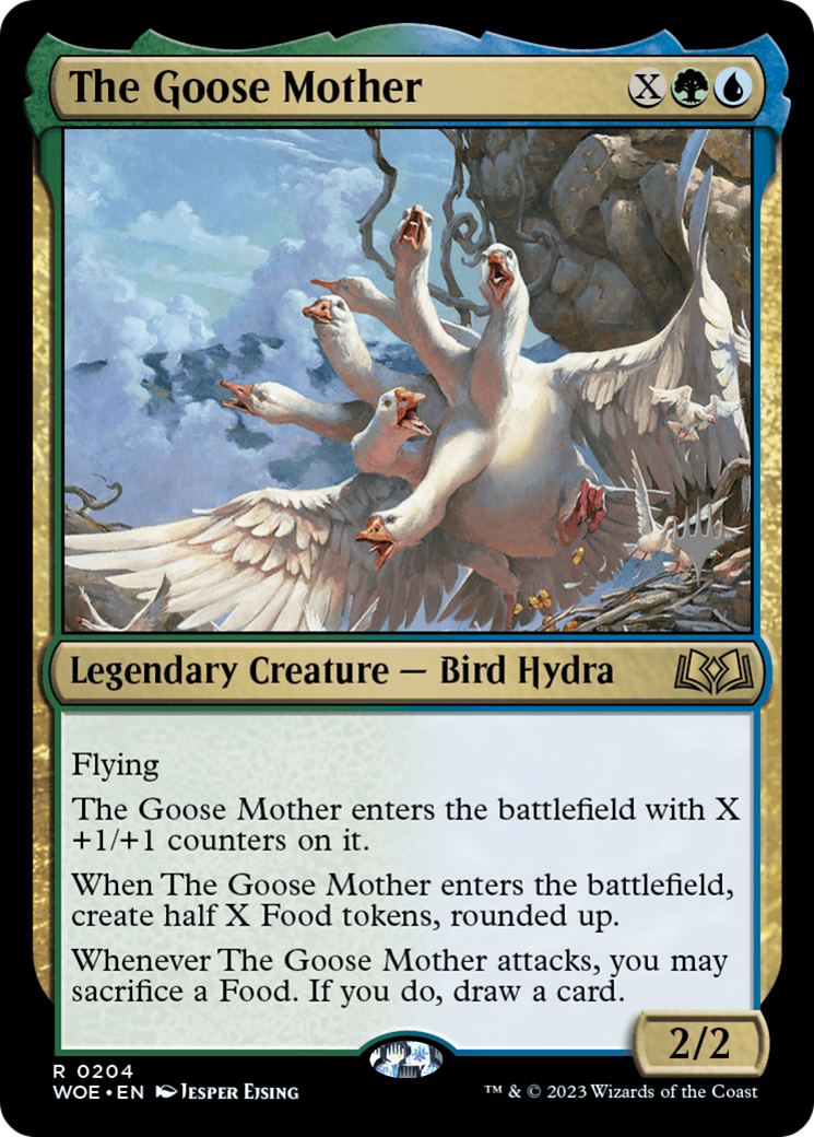 The Goose Mother (204) Foil - Wilds of Eldraine Promos