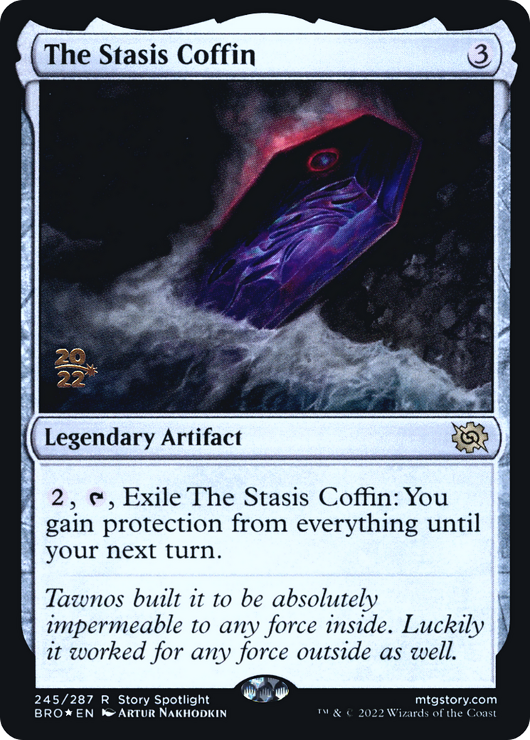 The Stasis Coffin (245s) Foil - The Brothers' War Promos