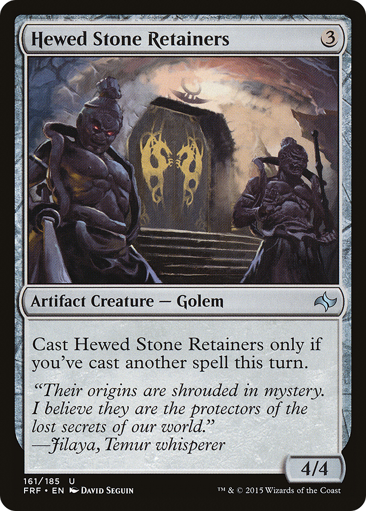 Hewed Stone Retainers (161) - Fate Reforged