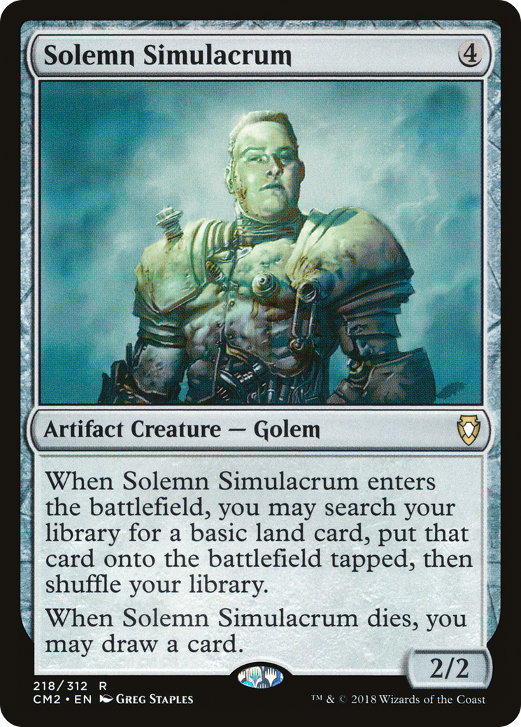 Solemn Simulacrum (218/312) [Commander Anthology Volume II] | Silver Goblin