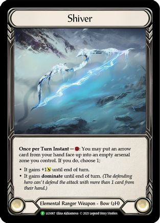 Shiver (LGS067) Cold Foil - FaB Promos
