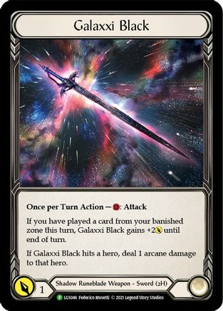 Galaxxi Black (LGS046) Cold Foil - FaB Promos