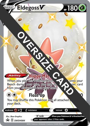 Eldegoss V (SWSH084) (Jumbo Card) [Sword & Shield: Black Star Promos] | Silver Goblin