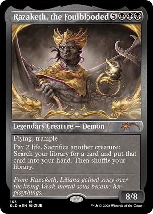 Razaketh, the Foulblooded (163) Foil - Secret Lair Drop Series