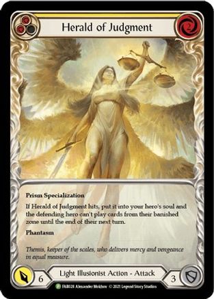Herald of Judgment (FAB028) Rainbow Foil - FaB Promos