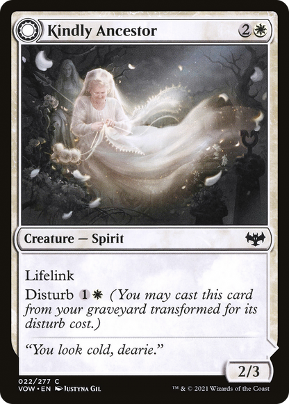 Kindly Ancestor // Ancestor's Embrace (022) Foil - Innistrad: Crimson Vow