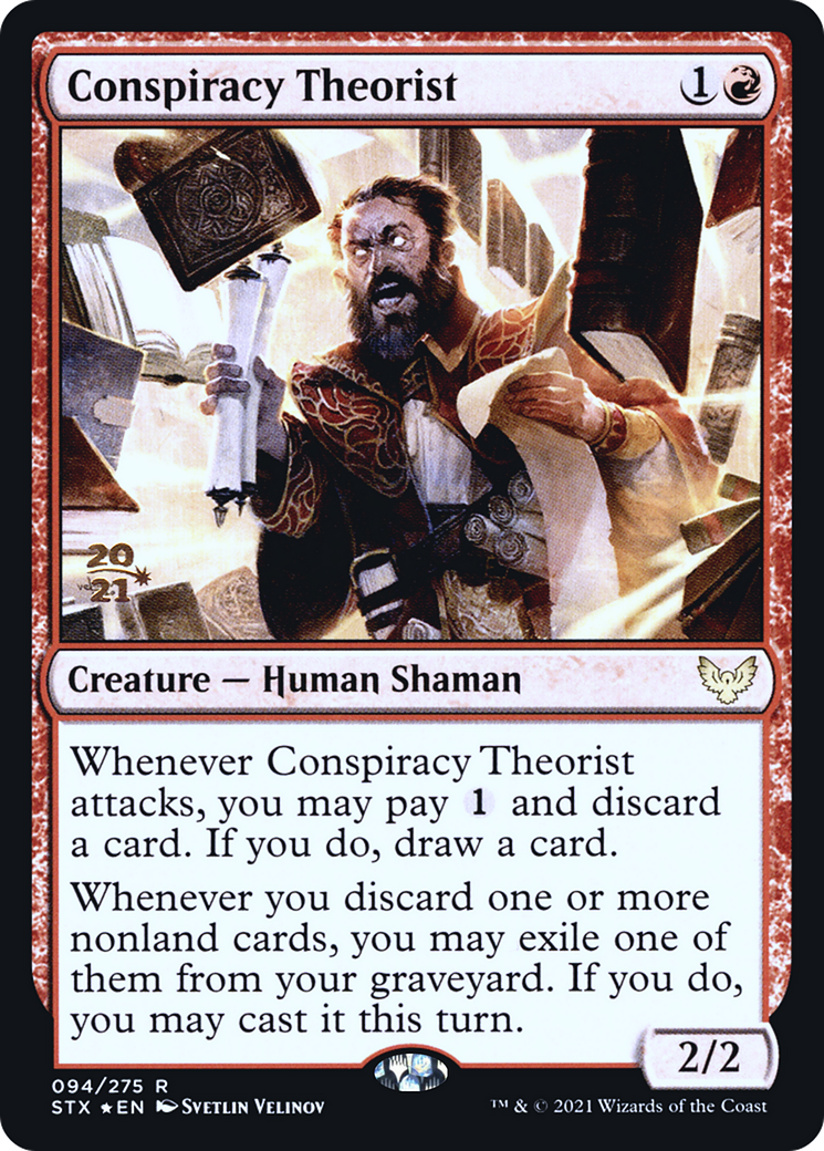 Conspiracy Theorist (94s) Foil - Strixhaven: School of Mages Promos