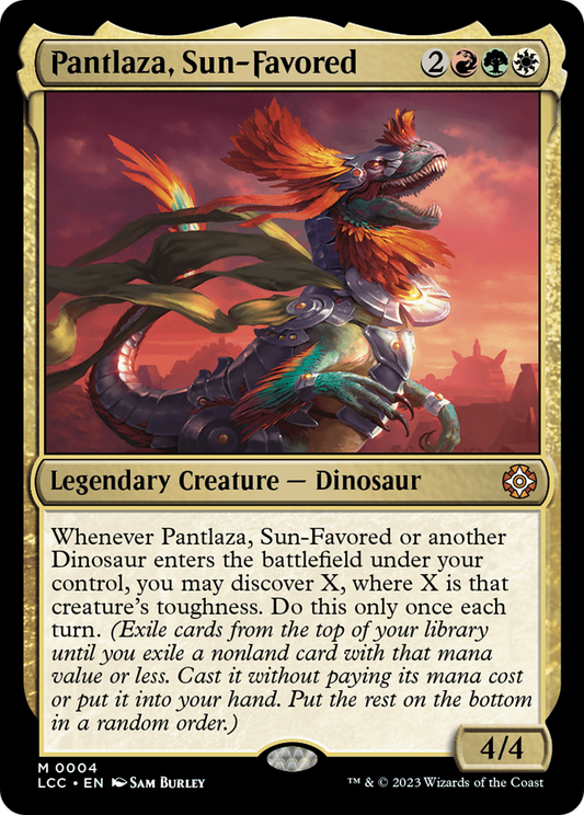 Pantlaza, Sun-Favored (004) - The Lost Caverns of Ixalan Commander
