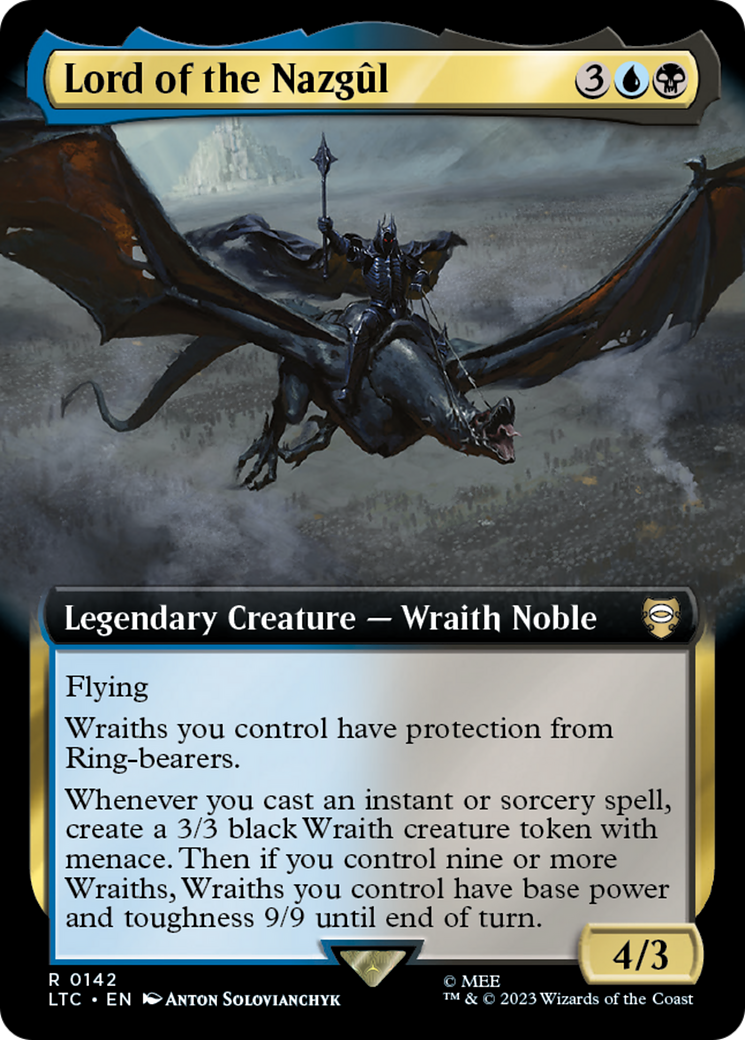 Lord of the Nazgûl (Extended Art) (142) - Tales of Middle-earth Commander