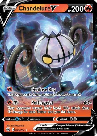 Chandelure V (39) Holofoil - Fusion Strike