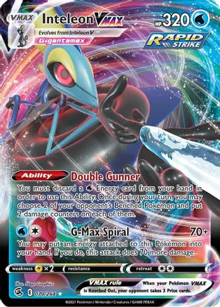 Inteleon VMAX (79) Holofoil - SWSH08 Fusion Strike