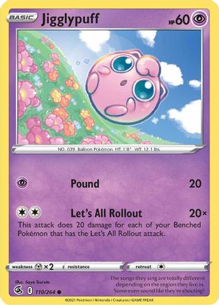 Jigglypuff (110) - Fusion Strike