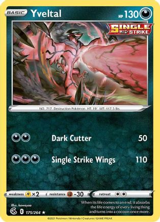 Yveltal (175) - SWSH08 Fusion Strike