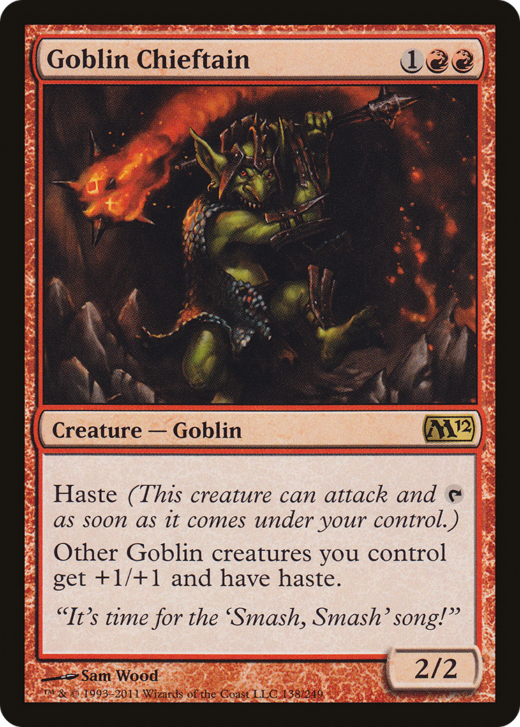 Goblin Chieftain (138) Foil - Magic 2012