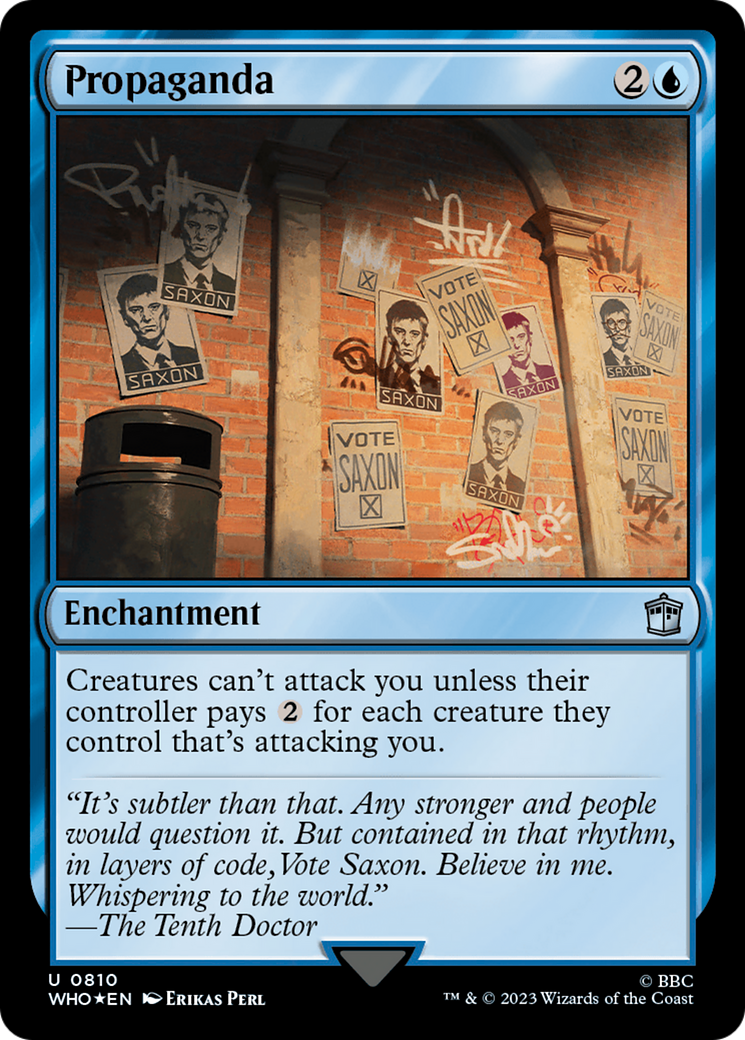 Propaganda (Surge Foil) [Doctor Who] | Silver Goblin