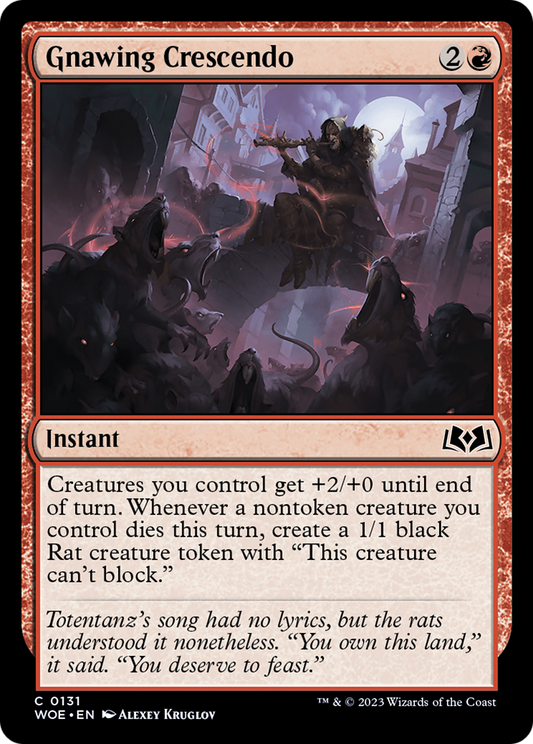 Gnawing Crescendo (131) - Wilds of Eldraine