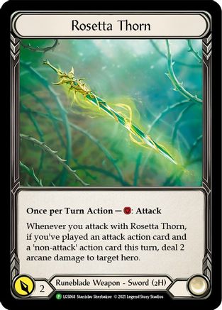 Rosetta Thorn (LGS068) Cold Foil - FaB Promos