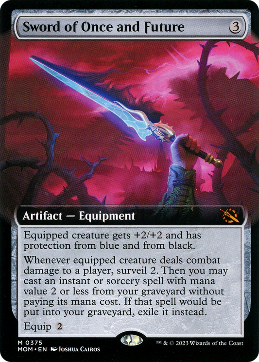 Sword of Once and Future (Extended Art) [March of the Machine] Foil