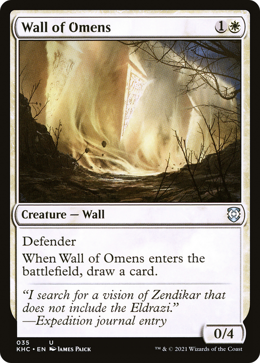 Wall of Omens (035) - Kaldheim Commander
