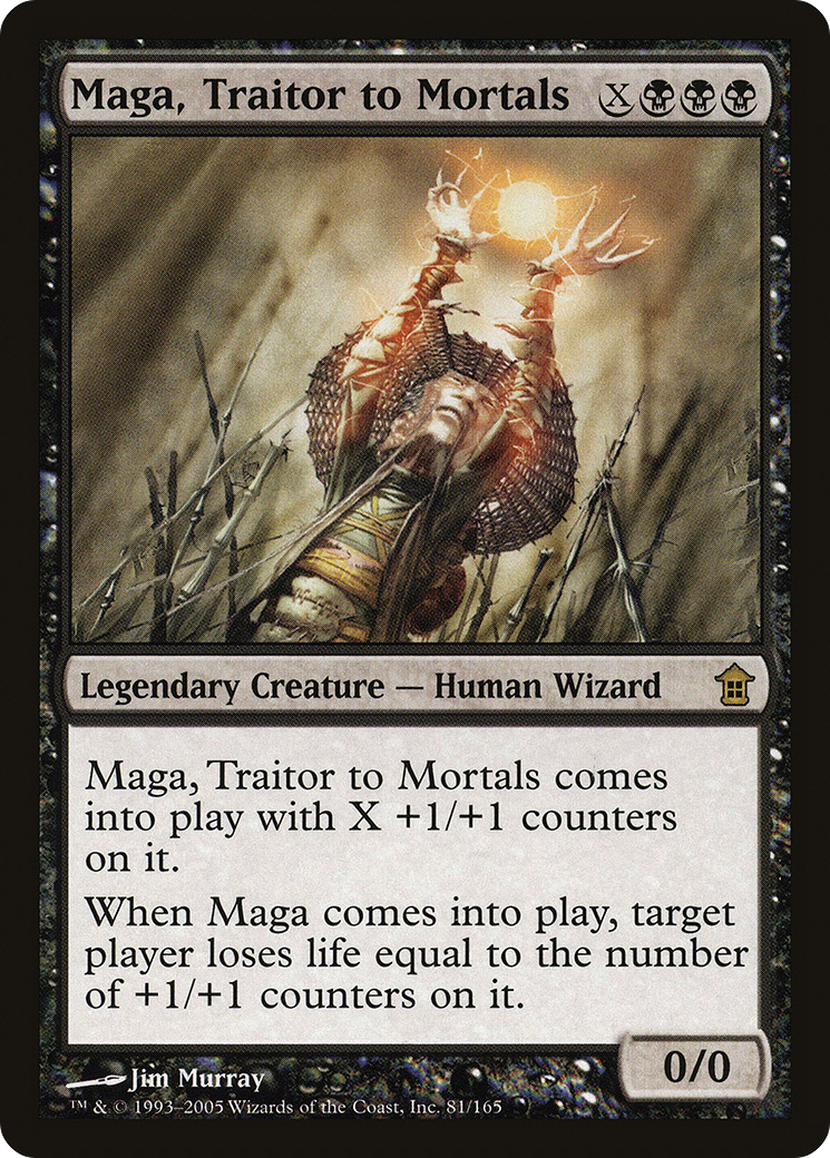 Maga, Traitor to Mortals (081) Foil - Saviors of Kamigawa