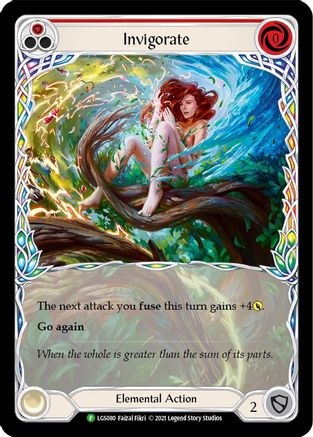 Invigorate (Red) (LGS080) Rainbow Foil - FaB Promos