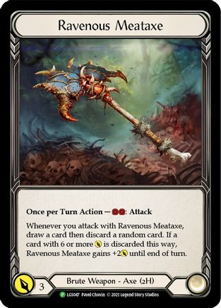 Ravenous Meataxe (LGS047) Cold Foil - FaB Promos