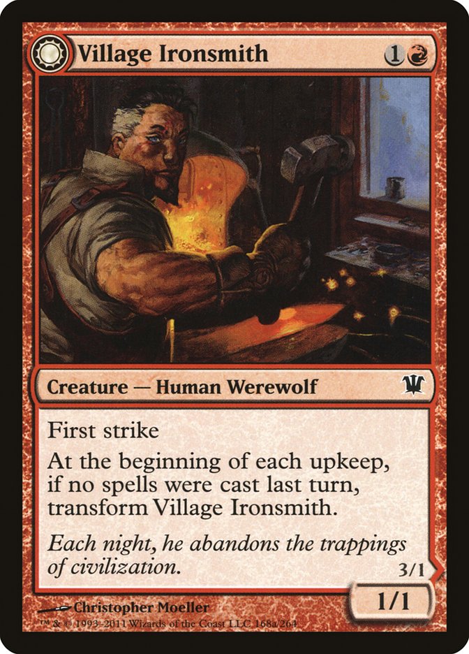 Village Ironsmith (168) Foil - Innistrad