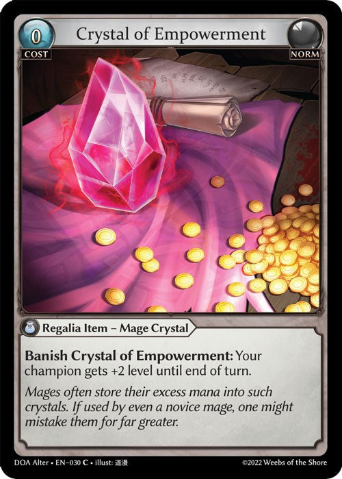 Crystal of Empowerment (030) [Dawn of Ashes: Alter Edition] Foil