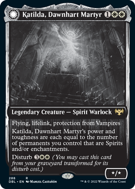 Katilda, Dawnhart Martyr (288) - Innistrad: Double Feature