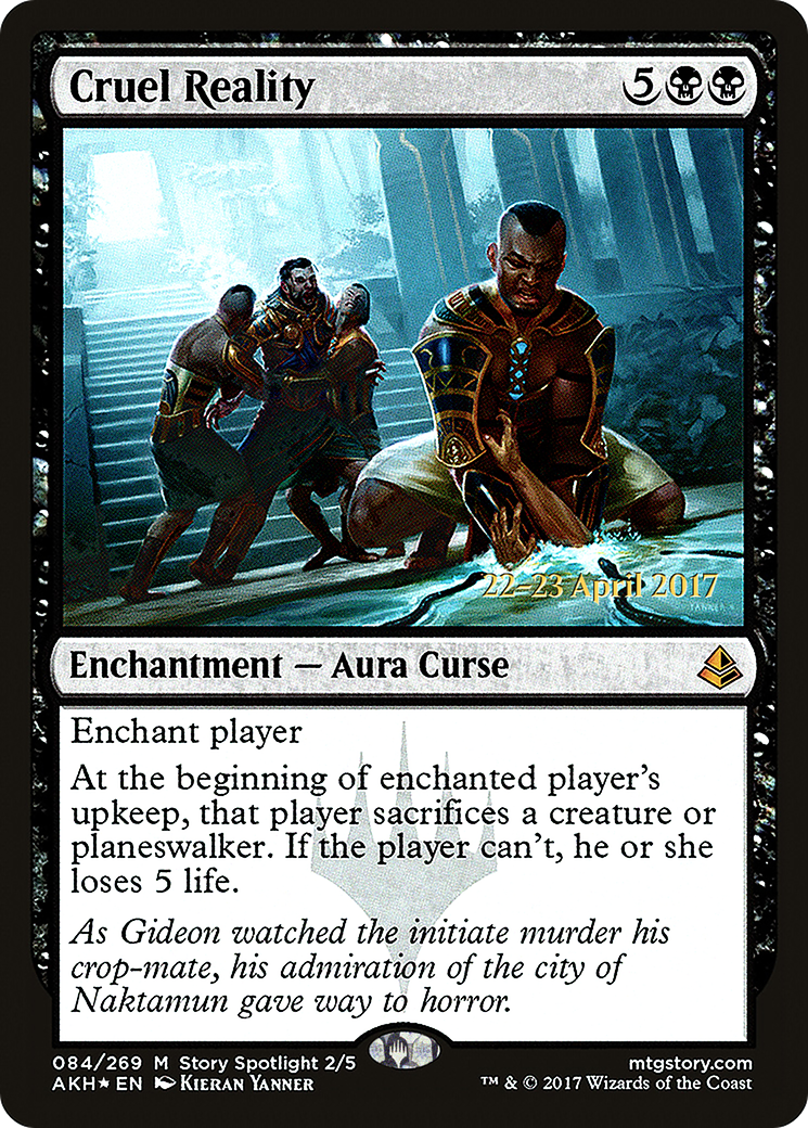 Cruel Reality (84s) Foil - Amonkhet Promos