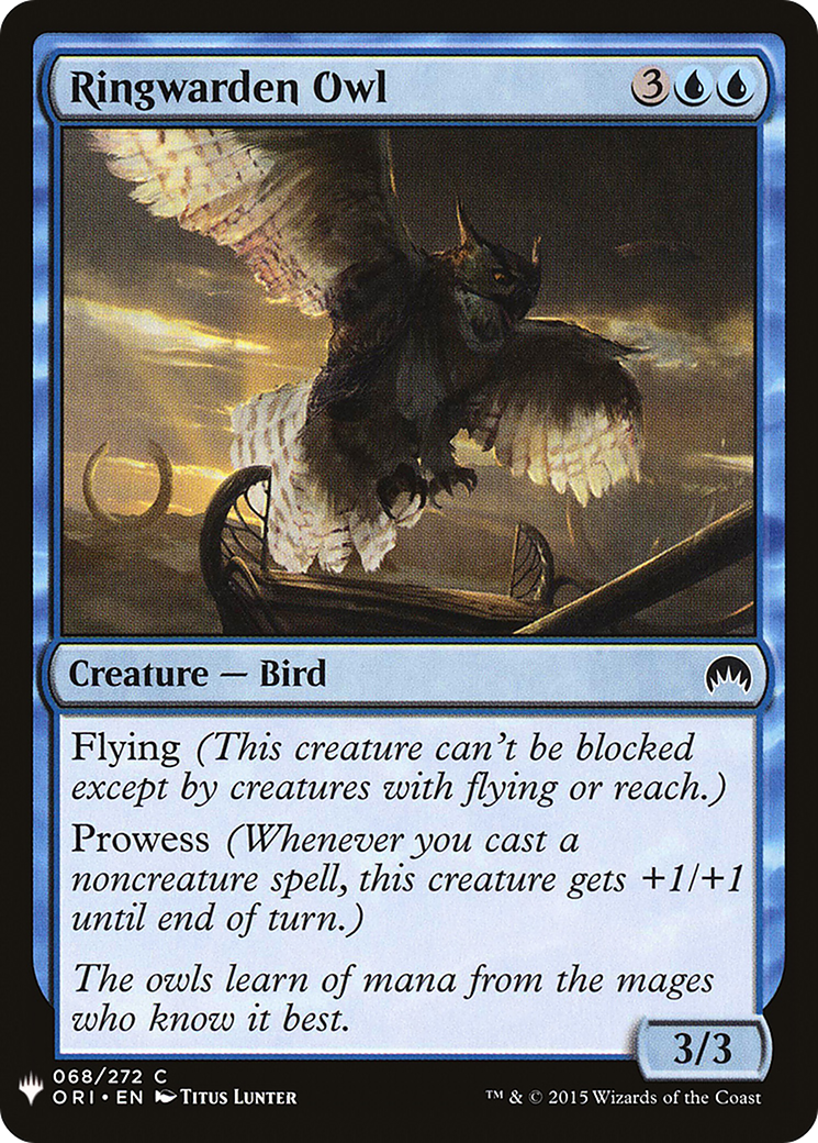Ringwarden Owl (068) - The List