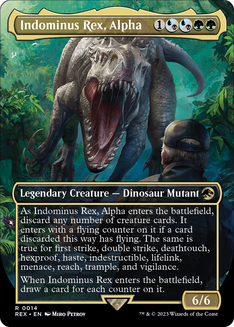 Indominus Rex, Alpha (Borderless) (014) - Jurassic World Collection
