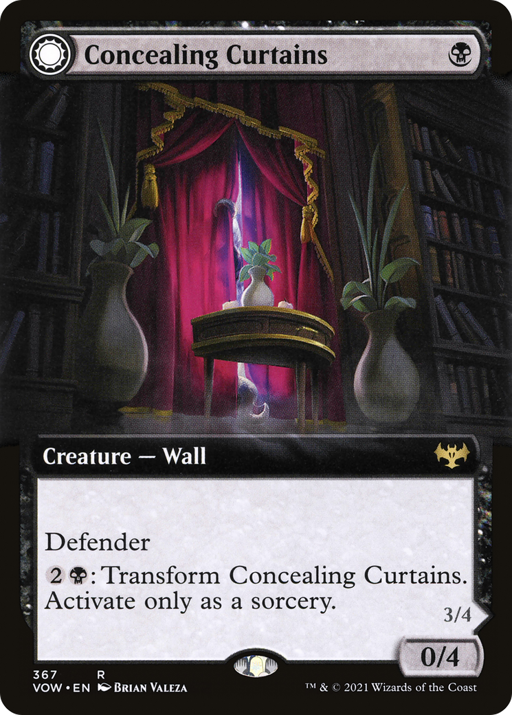Concealing Curtains // Revealing Eye (Extended Art) (367) - Innistrad: Crimson Vow