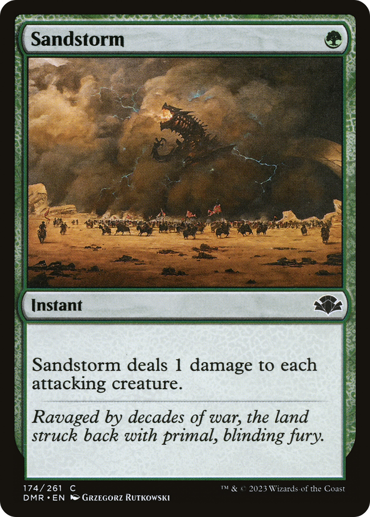 Sandstorm [Dominaria Remastered] Foil