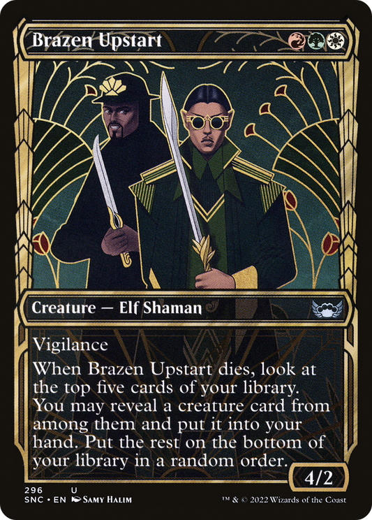 Brazen Upstart (Showcase) (296) Foil - Streets of New Capenna