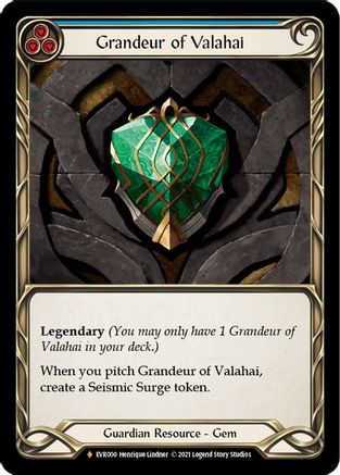 Grandeur of Valahai (EVR000) (1st Edition) Cold Foil - Everfest