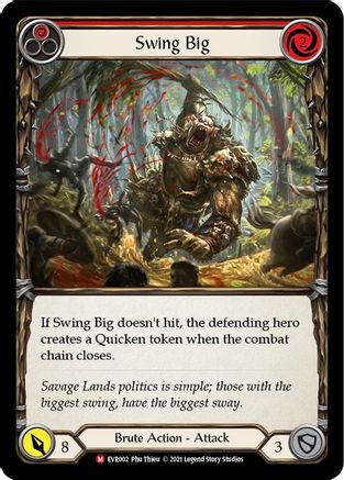 Swing Big (EVR002) (1st Edition) Rainbow Foil - Everfest