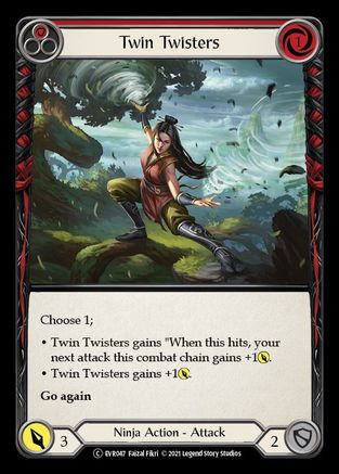 Twin Twisters (Red) (EVR047) (1st Edition) - Everfest