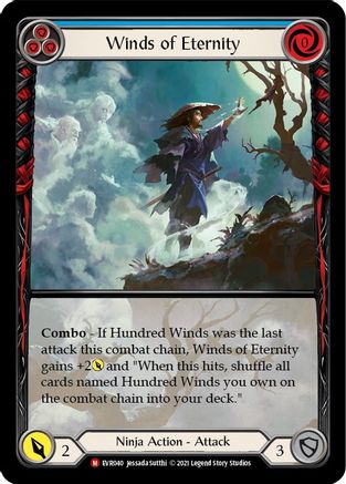 Winds of Eternity (Extended Art) (EVR040) (1st Edition) Rainbow Foil - Everfest