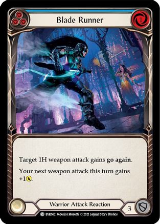 Blade Runner (Blue) (EVR062) (1st Edition) Rainbow Foil - Everfest