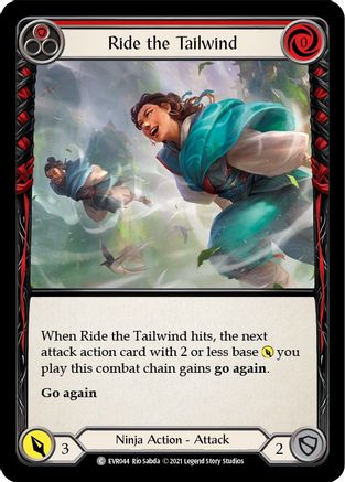 Ride the Tailwind (Red) (EVR044) (1st Edition) - Everfest