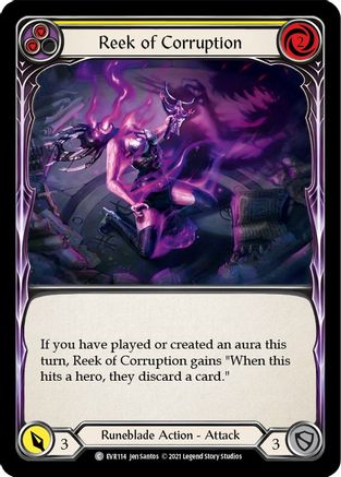 Reek of Corruption (Yellow) (EVR114) (1st Edition) - Everfest