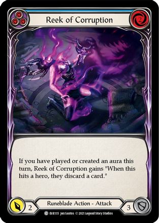 Reek of Corruption (Blue) (EVR115) (1st Edition) - Everfest