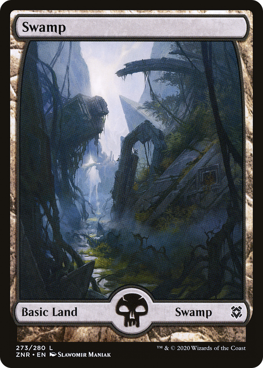 Swamp – Full Art (273) Foil - Zendikar Rising