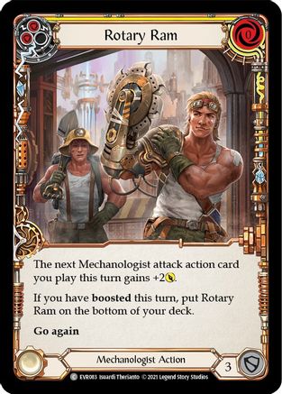 Rotary Ram (Yellow) (EVR083) (1st Edition) Rainbow Foil - Everfest