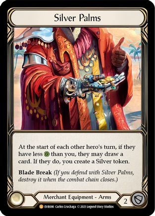 Silver Palms (EVR086) 1st Edition Cold Foil - Everfest